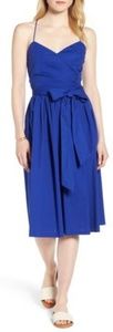 1901 Midi Dress, cobalt blue, size 0